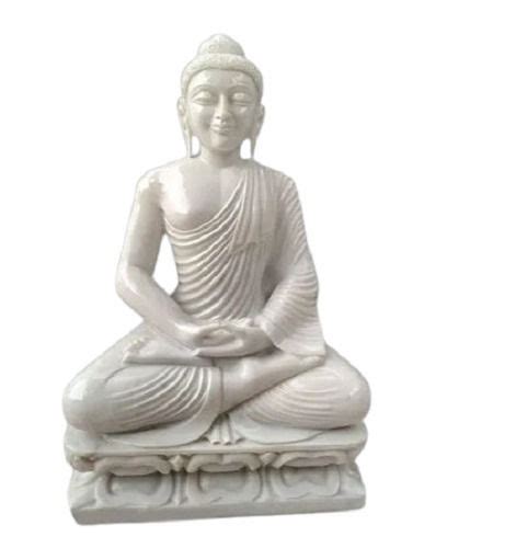 3 Foot Durable Polished Smooth Surface Finish Marble Buddha Statue At 3500000 Inr In Jaipur