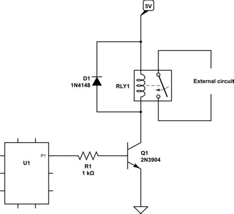 5 Volt Relay Circuit Diagram