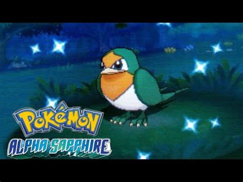 Shiny Taillow In Pokemon Alpha Sapphire YouTube