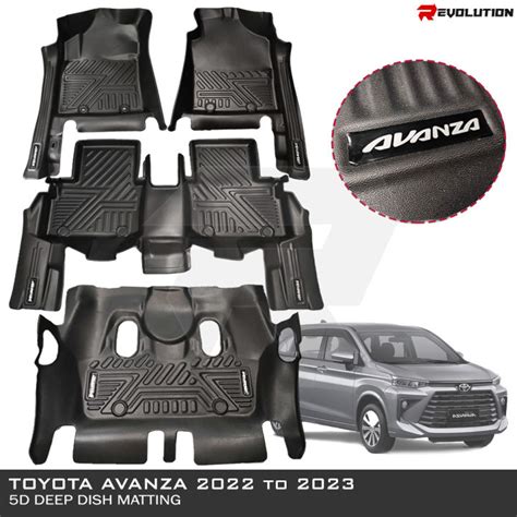 Toyota Avanza To Pcs Set Oem D Deep Dish Matting Fully