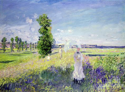 The Walk Painting By Claude Monet