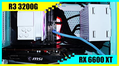 Ryzen 3 3200g Rx 6600 Xt Gaming Pc In 2022 Tested In 7 Games Youtube