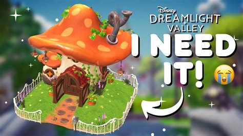 I Am Obsessed With Mushroom Manor In Disney Dreamlight Valley Youtube