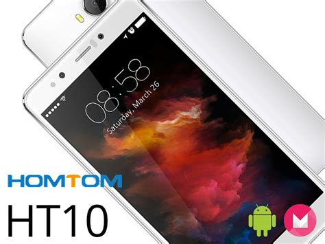 HOMTOM HT10 Un Smartphone En Titane Sous Helio X20 Avec Un Scanneur D