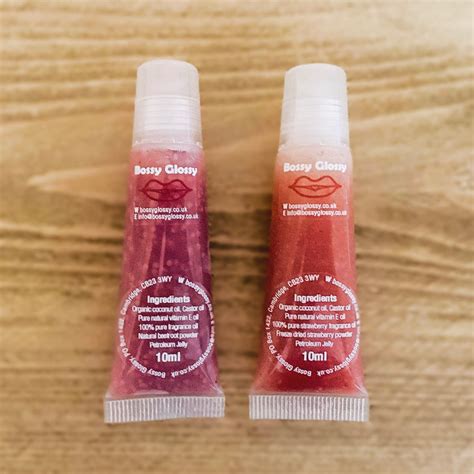 2 Pack Of Natural Lip Gloss Bossy Glossy Bossy Glossy Beauty