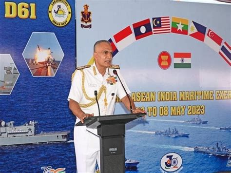 Navy Chief Admiral R Hari Kumar On 3 Day Visit To Singapore