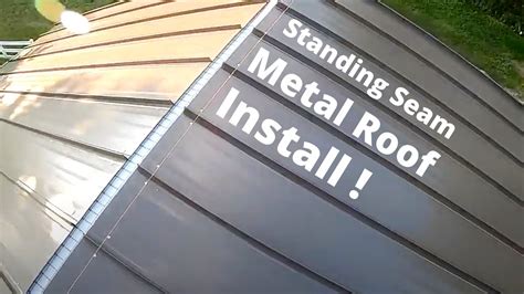 How To A Install Standing Seam Metal Roof Ssr 450 Sl Panel Profile Youtube