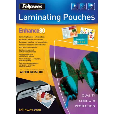 Fellowes Lamineerhoes Enhance Zelfklevend Ft A Micron X