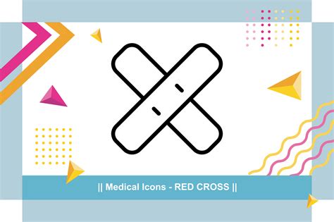 Medical Icon - Red Cross Graphic by AdbanggemilangCreative Fabrica