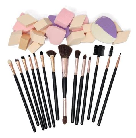 Piece Make Up Brush Set With A Variety Pack Of Sponges Shop Today