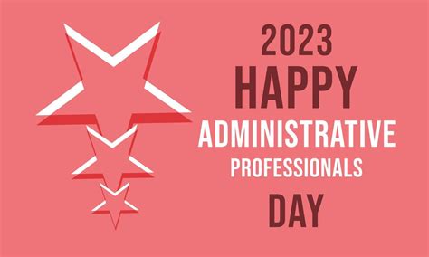 Happy Administrative Professionals Day Template For Background Banner Card Poster 21491328