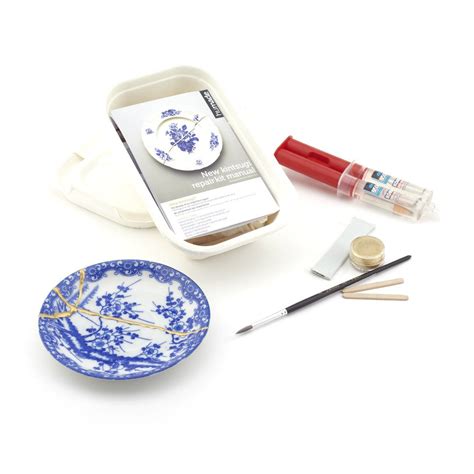 Kintsugi Gold Ceramic Repair Kit ( Lotte Dekker, 2010). Kintsugi is an ...