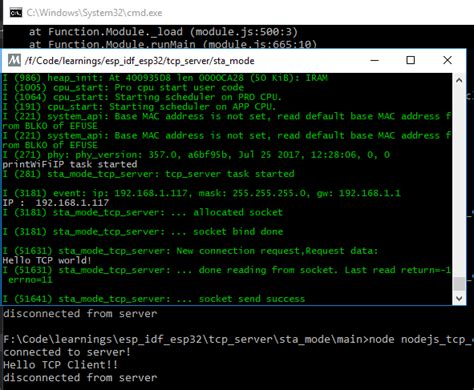 Esp Tcp Ip Client Socket