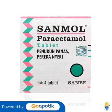 Jual Sanmol 500 Mg Strip 4 Tablet Di Seller Apotek Anugerah Nanda