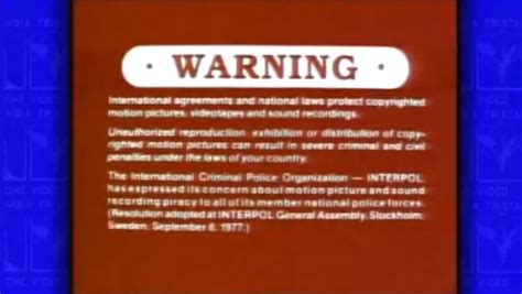 Sony Pictures Home Entertainment Warning Screens Company Bumpers Wiki