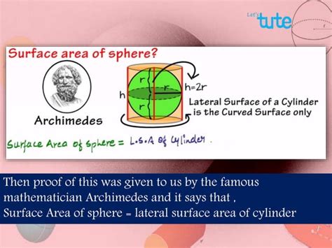 Surface area of sphere - Mathematics | PPT