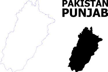 Punjab Map Outline Vector Images (over 170)