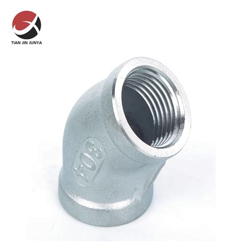 Bsp Npt G Bspt Female Thread Casting Stainless Steel Degree