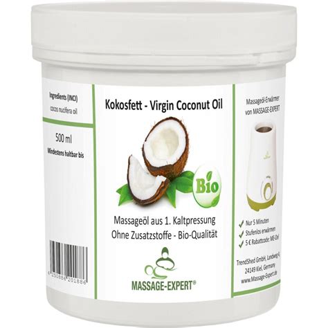 Kokosöl Virgin Coconut Oil VCO Bio Qualität