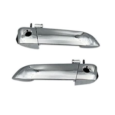 Fazora Car Front Pair Door Outer Handle Chrome