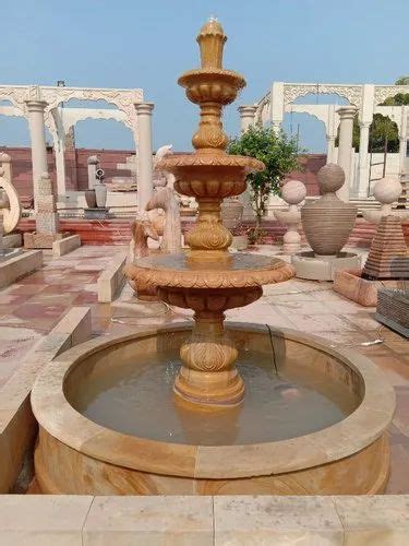 Teak Sandstone Water Fountain At Rs Stone Fountain In New Delhi