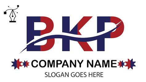 Premium Vector Bkp Letter Logo