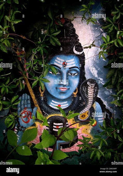 Hindu God Lord Shiva Stock Photo Alamy