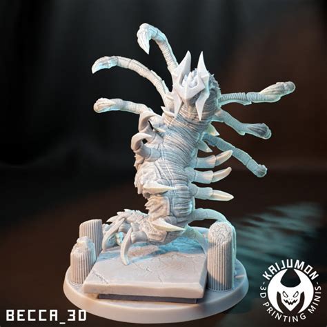Kaijumon Legendary Ghost Dragon Printed Miniature Etsy