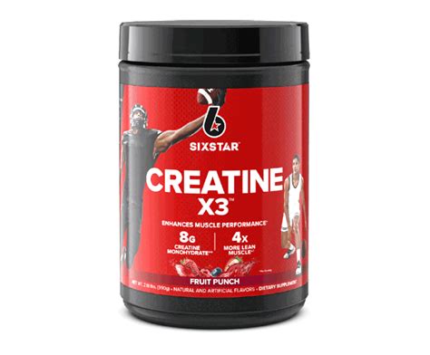 Sixstar Creatine X3 Fruit Punch Bodyfuelghcom