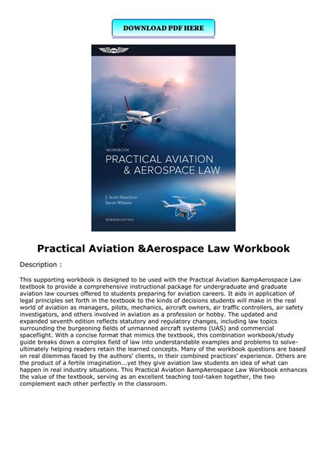 Practical Aviation Law Teachers Manual