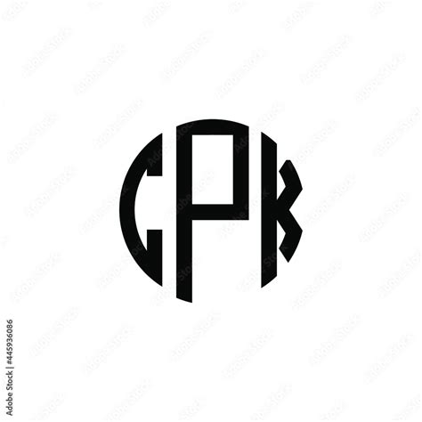 CPK letter logo design. CPK letter in circle shape. CPK Creative three ...