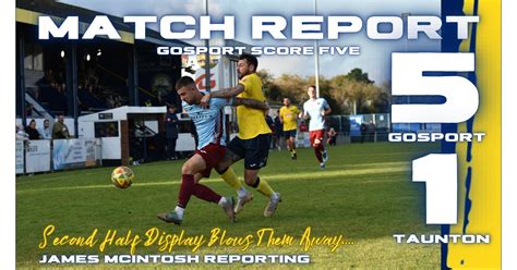 Match Report Game Of Two Halves Gosport Go Through
