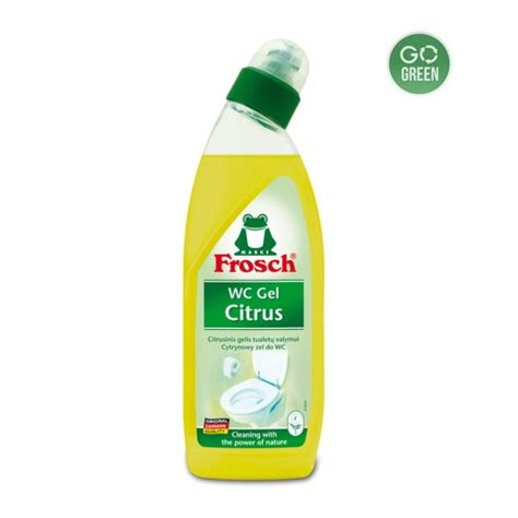 WC priežiūros priemonė 750ml FROSCH citrinų kvapo Biurvita lt