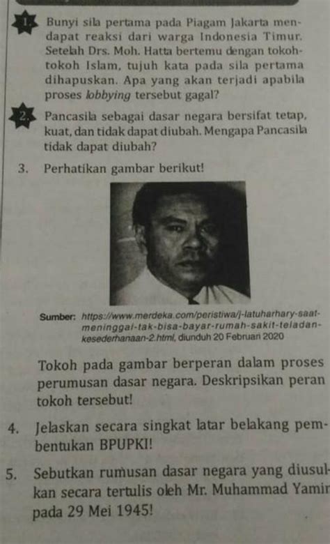 Bagaimana Perubahan Sila Pertama Yang Terjadi Dalam Pancasila