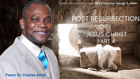 Sunday Worship Service Post Resurrection Of Jesus Christ Part 4