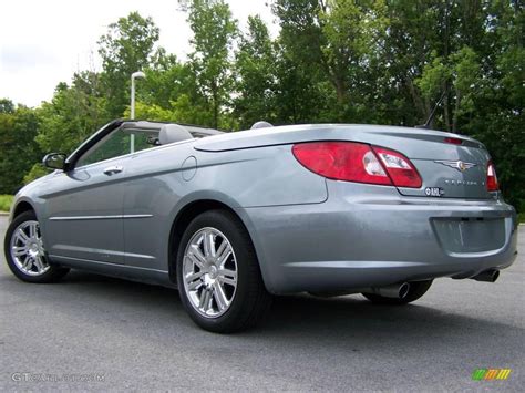 2008 Silver Steel Metallic Chrysler Sebring Limited Hardtop Convertible