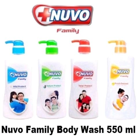 Jual Nuvo Bodywash Ml Botol Pump Nuvo Sabun Cair Ml Kemasan