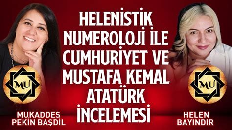 Helenistik Numeroloji İle Cumhuriyet ve Mustafa Kemal Atatürk