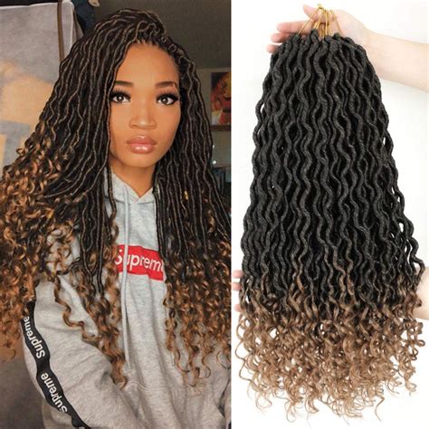 Buy Goddess Locs Crochet Hair 20 Inch 6 Packs Faux Locs Crochet Hair