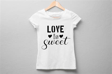 Love Is Sweet Scg Design Graphic By Ujjal Mia · Creative Fabrica