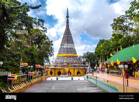 Phra Maha Chedi Tripob Trimongkol Steel Pagoda In Hat Yai Songkhla