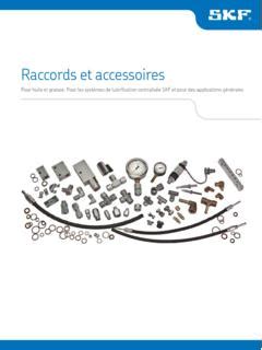 Raccords Et Accessoires Skf Raccords Et Accessoires Skf Pdf