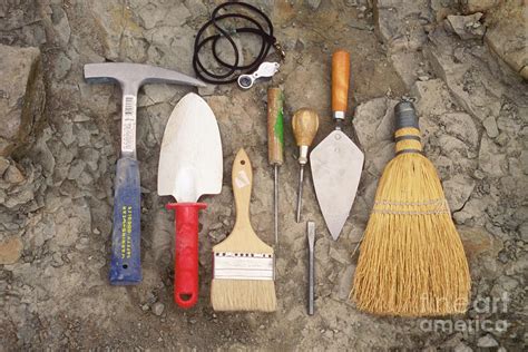 Tools Used To Excavate Dinosaur Fossils #2 by Ted Kinsman - Pixels