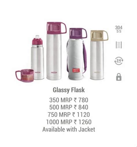 Stainless Steel Glassy Milton Thermosteel Flask At Rs 580 Piece In