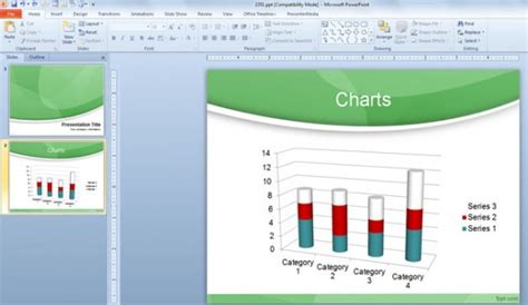 Uso De Estilos En Gráficos Para Mejorar Las Presentaciones De Powerpoint 2010