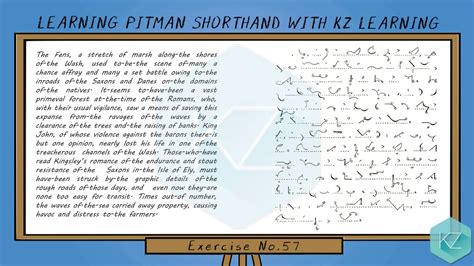 Pitman Shorthand Exercise No 57 Dictation 85 WPM KZ Learning