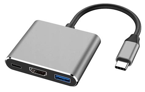 Przej Ci Wka Adapter W Hub Usb C Hdmi K Macbook