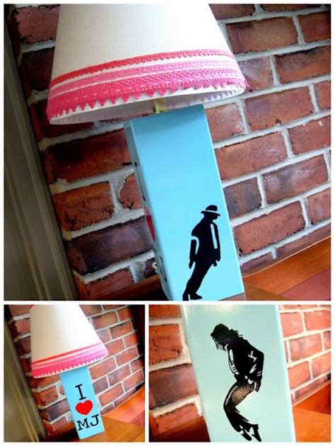 Diy Michael Jackson Lamp Easy Thrift Store Lamp Makeover Michael