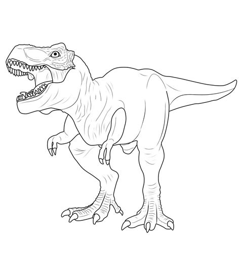 Coloriage T Rex Imprimer Sur Wonder Day