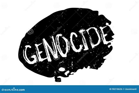 Genocide Rubber Stamp Stock Vector Illustration Of Insignia